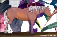 Horse Color:Watercolor Silver Bay