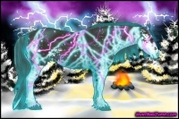 Horse Color:Thunderstruck Liver Chestnut Sabino