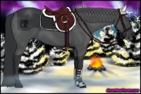 Horse Color:Black Frame 