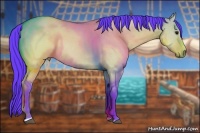 Horse Color:Watercolor Buckskin Dun Sabino 