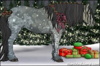 Horse Color:Black Ice Brindle