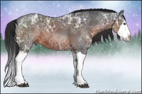 Horse Color:Brown Ice Splash