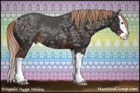 Horse Color:Liver Chestnut Ice Splash Rabicano