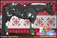 Horse Color:White Spotted Black Tobiano 