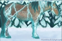 Horse Color:Thunderstruck Bay Ice Tobiano 