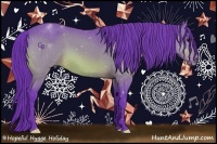 Horse Color:Watercolor Bay Roan 