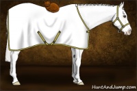 Horse Color:White Spotted Silver Buckskin Roan Splash Frame Varnish 