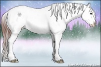 Horse Color:Brown Roan Tobiano Varnish 