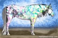 Horse Color:Smoky Black Splash Tobiano 