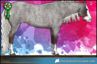 Horse Color:Liver Red Roan Mushroom Splash 