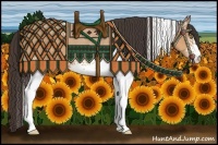 Horse Color:White Spotted Amber Champagne 