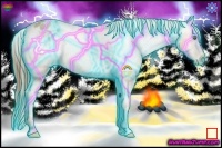 Horse Color:Thunderstruck Amber Champagne Varnish 