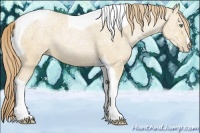 Horse Color:Smoky Black Ice Pearl Tobiano 