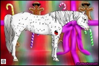Horse Color:Black Leopard