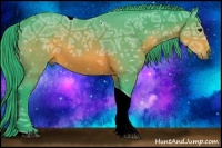 Horse Color:Watercolor Brown Ice Tobiano