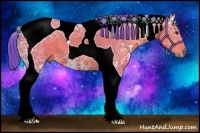 Horse Color:Watercolor Bay Ice Tobiano 