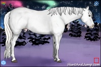 Horse Color:Silver Bay Ice Splash Varnish 
