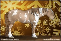 Horse Color:White Spotted Liver Chestnut Pearl 