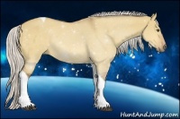 Horse Color:Silver Buckskin Dun Tobiano