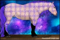 Horse Color:Watercolor Plaid  Buckskin Ice Dun Tobiano