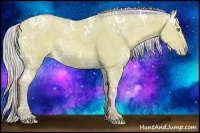 Horse Color:Watercolor Silver Sable Cream Champagne Ice Dun 