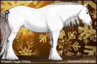 Horse Color:Brown Ice Splash Appaloosa Rabicano