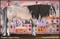 Horse Color:Buckskin Ice Roan Splash Rabicano 