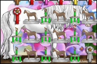 Horse Color:Gray Gold Champagne Pearl Dun Mushroom Sabino Splash Appaloosa