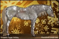 Horse Color:White Spotted Liver Chestnut Ice 