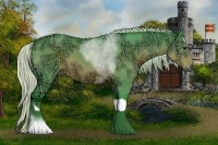 Horse Color:Watercolor Silver Brown Ice Tobiano 