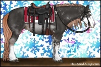Horse Color:Liver Chestnut Sabino