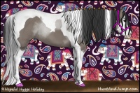 Horse Color:Grullo Splash Tobiano 