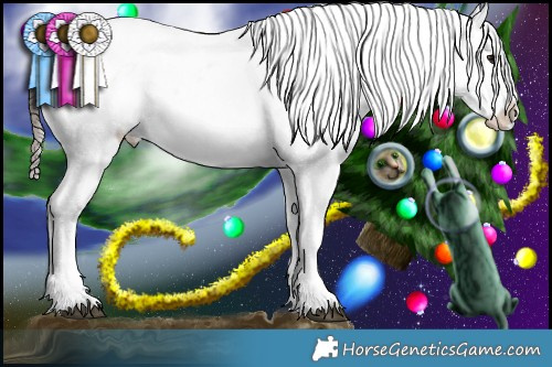 Horse Color:White Spotted Brown Dun Splash Appaloosa Rabicano  Brindle