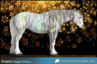 Horse Color:White Spotted Silver Brown Ice