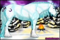 Horse Color:Thunderstruck Chocolate Palomino Pearl Sabino Splash 