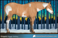 Horse Color:Watercolor Red Dun Splash  Brindle