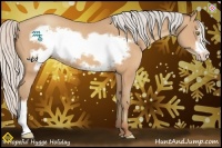 Horse Color:Silver Amber Champagne Frame 