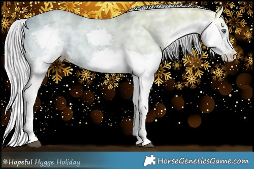 Horse Color:Silver Grullo Chinchilla Ice Splash 