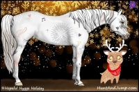 Horse Color:White Spotted Chocolate Palomino Frame