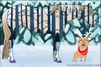 Horse Color:Perlino Tobiano