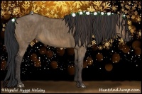 Horse Color:Brown Dun Rabicano Brindle