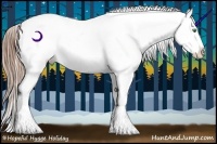 Horse Color:Smoky Black Ice Pearl Splash Appaloosa Rabicano
