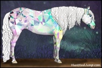 Horse Color:Silver Perlino Roan Splash 