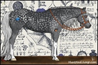 Horse Color:Silver Black Chinchilla