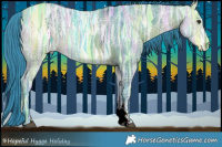 Horse Color:Watercolor Bay Ice Sabino 