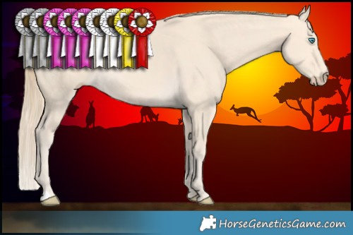 Horse Color:Perlino 