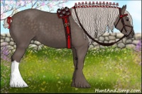 Horse Color:Silver Black 