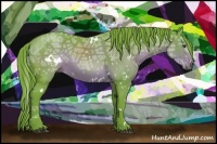 Horse Color:Watercolor White Spotted Liver Chestnut Ice 