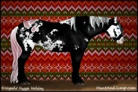 Horse Color:Watercolor Liver Chestnut Splash Appaloosa 