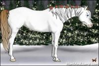 Horse Color:White Spotted Bay Pearl Dun Splash